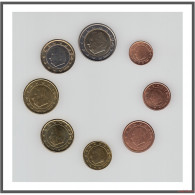 Bélgica  Emisión Monedas Sistema Monetario Euro € Tira Variada - Sonstige & Ohne Zuordnung
