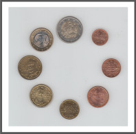 Grecia 2002 Emisión Monedas Sistema Monetario Euro € Tira - Other & Unclassified