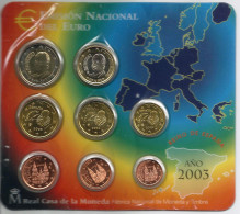 España Spain 2003 Cartera Oficial Euros € FNMT - España