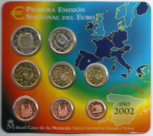 España Spain 2002 Cartera Oficial Euros € FNMT - Spagna