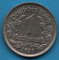 DEUTSCHES REICH 1 REICHSMARK 1937 A KM# 78 - 1 Reichsmark