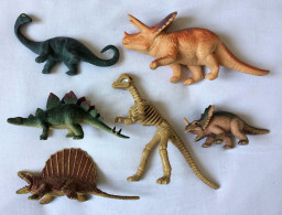 6 Animaux De La Préhistoire - Styracosaurus - Triceratops- Apatosaurus - Pachycephaosaurus - Otros & Sin Clasificación