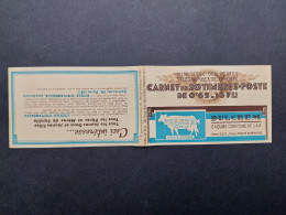 Carnet Vide 1937 Série 20/21 Paix 20x0,65f Bleu Couverture13f Dulcram Pub Nombreux Thèmes - Anciens : 1906-1965