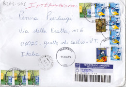 Philatelic Envelope With Stamps Sent From BRAZIL To ITALY - Covers & Documents