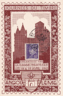 Journées Du Timbre Organisées Par La Flamme Philatélique, Avril 1942, Angoulême - Tag Der Briefmarke