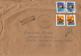 Philatelic Envelope With Stamps Sent From BRAZIL To ITALY - Covers & Documents