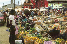 *CPM  - SAINT LUCIA West Indies - Scène De Marché - Santa Lucia