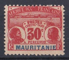 Mauritanie  Taxe  1906  Y&T  N ° 13  Neuf * Avec Charniere - Neufs