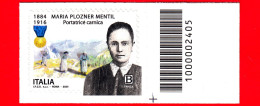 Nuovo - MNH - ITALIA - 2024 - La Forza Delle Donne – Maria Plozner Mentil, Eroina - B - Barre 2405 - Barcodes