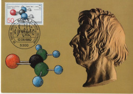 Germany Deutschland 1982 Maximum Card, Friedrich Wöhler, Chemiker Chemie Chemist Chemistry, Canceled In Bonn - 1981-2000