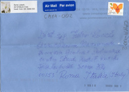 Philatelic Envelope With Stamps Sent From CANADA To ITALY - Cartas & Documentos