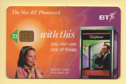 Télécarte : Royaume-Uni : BT Phonecard / 2 Livres - BT Generales