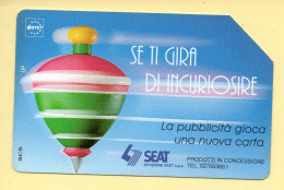 Télécarte : Italie : SIP / SEAT / Magnétique - Públicas  Publicitarias