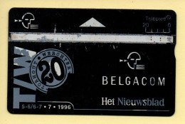 Télécarte : Belgique : BELGACOM / Het Nieuwsblad - Ohne Chip