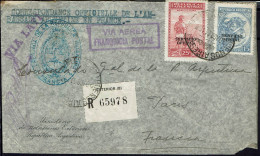Argentine. 1941.Corr. Officielle Rec. De L'Ambassade, Buenos Aires, Via Condor Lati Pour Le Consulat D Argentine Paris. - Luftpost