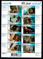 Nederland 2011 - NVPH 2823/2832 - Blok Block - 65 Jaar UNICEF - MNH - Ongebruikt