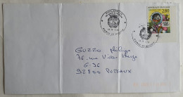 Lettre Timbre Sur Lettre PRUGNE 1995 (2) COULEUR CLAIRE - Tarjetas Postales