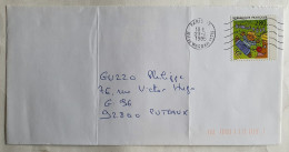 Lettre Timbre Sur Lettre OLIVIER 1995 (1) - Tarjetas Postales