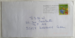 Lettre Timbre Sur Lettre OLIVIER 1995 (2) - Tarjetas Postales