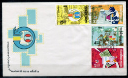 THAILAND 760-763 FDC - Thaipex '75 - THAÏLANDE - Thaïlande