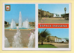 06. NICE - Espace Massena / 3 Vues / Blason (animée) (Ed. Altari) (voir Scan Recto/verso) - Places, Squares