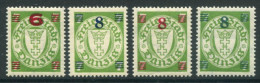 DANZIG 1934 Surcharges MNH / **.  Michel 240-B241 - Mint