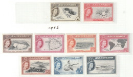 Ascension 1956, Postfris MNH, Queen Elizabeth II And Views Of Ascension, Not Complete Set - Ascension