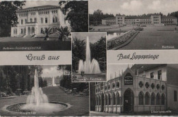 41837 - Bad Lippspringe - U.a. Kurplatz-Fontäne - Ca. 1960 - Bad Lippspringe