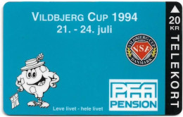 Denmark - Jydsk - Vildbjerg Cup 1994 - TDJS025 - 07.1994, 20kr, 3.000ex, Used - Dinamarca
