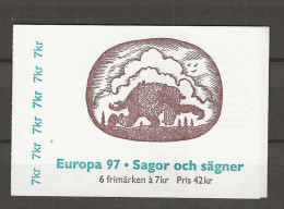 1997 MNH Sweden Booklet Postfris** - 1997