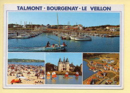 85. TALMONT – BOURGENAY – LE VEILLON – Multivues (animée) (voir Scan Recto/verso) - Talmont Saint Hilaire