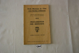 C201 Livret - Résultats Filles 1948 1949 - Ecole Tournai Lycée Royal - Diploma's En Schoolrapporten