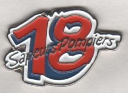 Pin's 18 Sapeurs Pompiers - Pompiers