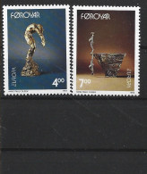 1993 Danemark- FEROE 240-41** Europa, Art Contemporain - Färöer Inseln