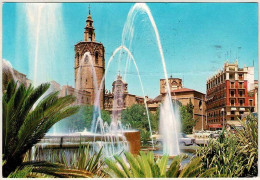 Postal Valencia. Detalle De La Plaza De La Reina. Serie 19 No. 155 - Andere & Zonder Classificatie