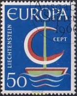 717483 USED LIECHTENSTEIN 1966 EUROPA CEPT. NAVIO EUROPA - Neufs