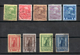 Austrian Post In Levante 1908 Old Set Stamps (Michel 53/61) Nice Used - Levant Autrichien