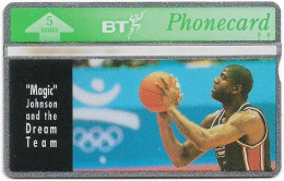 UK - BT - L&G - BTO-007 - Magic Johnson & The Dream Team - 231F - 11.1992, 5U, 9.980ex, Mint - BT Übersee