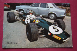 BRABHAM F-2, Alan Rees. Montjuich 1968 - Old Postcard - Grand Prix / F1