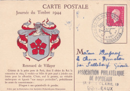 Journée Du Timbre, Déc.1944, Bordeaux - Tag Der Briefmarke