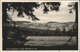 72311685 Vogelsgruen Panorama Kurort Blick Vom Waldrand Aus Bahnpost Vogelsgruen - Auerbach (Vogtland)