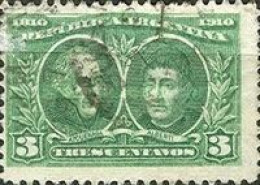 ARGENTINA - AÑO 1910 - Centenario De La Revolución De Mayo De 1.810 - 1.910 - Azcuenaga Y Alberti - Used Stamps