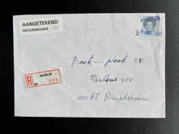 NETHERLANDS 1990 REGISTERED LETTER HAVELTE TO AMSTERDAM 04-01-1990 NEDERLAND AANGETEKEND - Cartas & Documentos