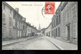 Cpa Montier En Der Rue De La Gare - Montier-en-Der