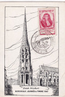 Journée Du Timbre 1947,Saint Michel, Bordeaux - Tag Der Briefmarke