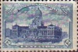 ARGENTINA - AÑO 1910 - Centenario De La Revolución De Mayo De 1.810 - 1.910 - Palacio Del Congreso - Oblitérés