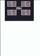 ÖSTERREICH 4 X ANK-Nr. 717 I Plattenfehler Postfrisch - Siehe Beschreibung Und Bild - Abarten & Kuriositäten