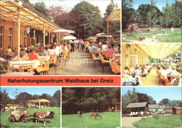 72310590 Waldhaus Greiz Naherholungszentrum Terrasse Spielplatz Ponyfahrt Wildge - Greiz