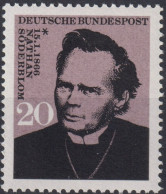 1966 Deutschland > BRD, ** Mi:DE 504, Sn:DE 959, Yt:DE 356, Nathan Söderblom - Cristianismo