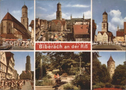 72310317 Biberach Riss Marktplatz Turm Kirche  Biberach - Biberach